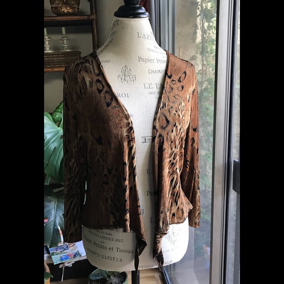 CS FOCUS STUDIO Impressionistic Animal Print One Size Fits Many Topper (Sz. 18) - Picture 3 of 5